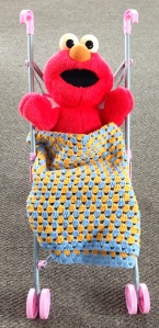 Elmo crochet blanket this mum rocks op shop show off